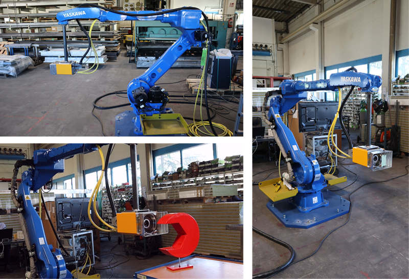 涂魔师3D Inline集成到机械手对工件进行整体膜厚成像测量