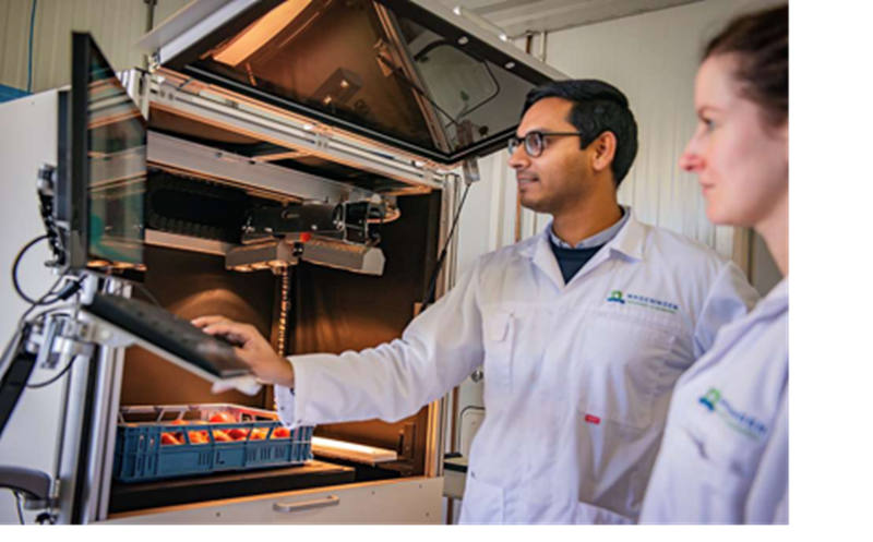 图 10:瓦格宁根大学与研究中心的智能一体化光谱成像 (ASI) 实验室系统用于自动执行新鲜农产品分析