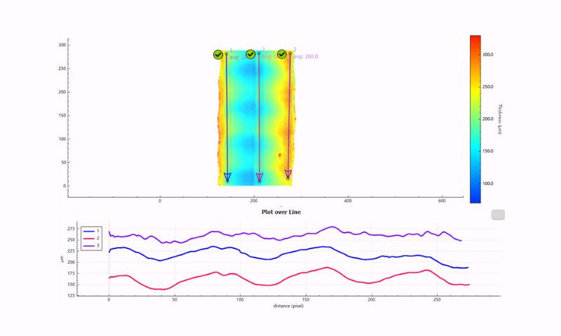 使用涂魔师3D测厚系统在线实时监测蛇形管绝缘涂层厚度