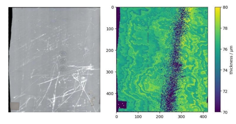 使用Specim FX17高光谱相机测量FP61涂层厚度