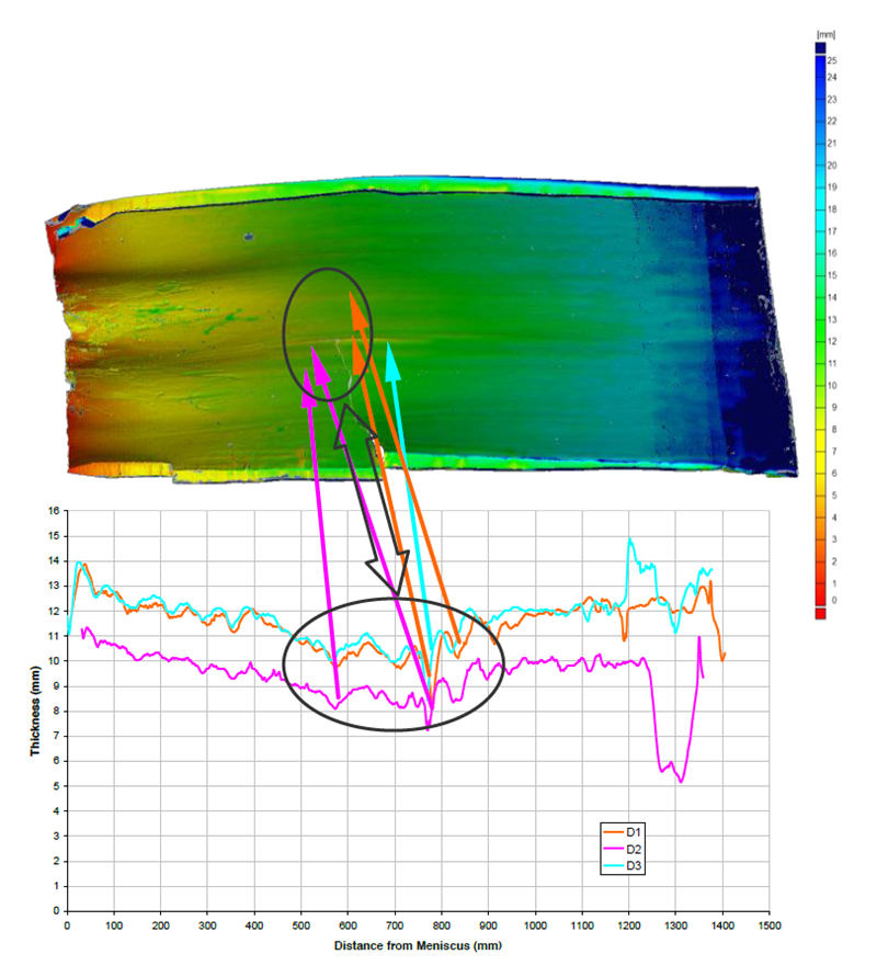图12横向截面与3D视图的比较结果