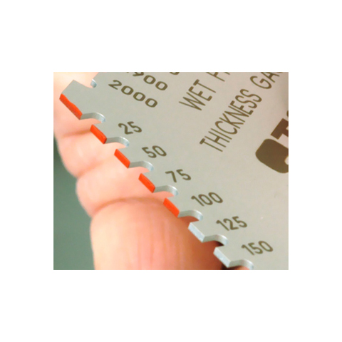 六角湿膜厚度量规