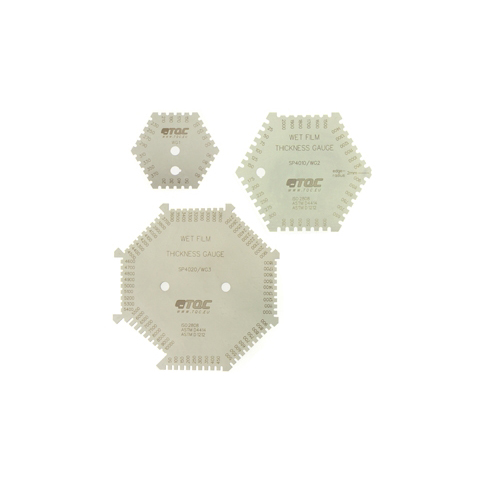 八角湿膜厚度量规图片