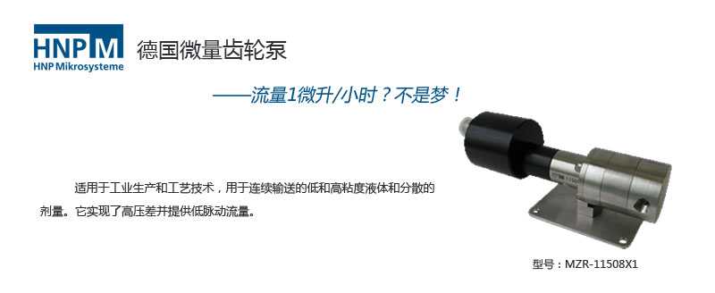 mzr-11508X1微环形齿轮泵