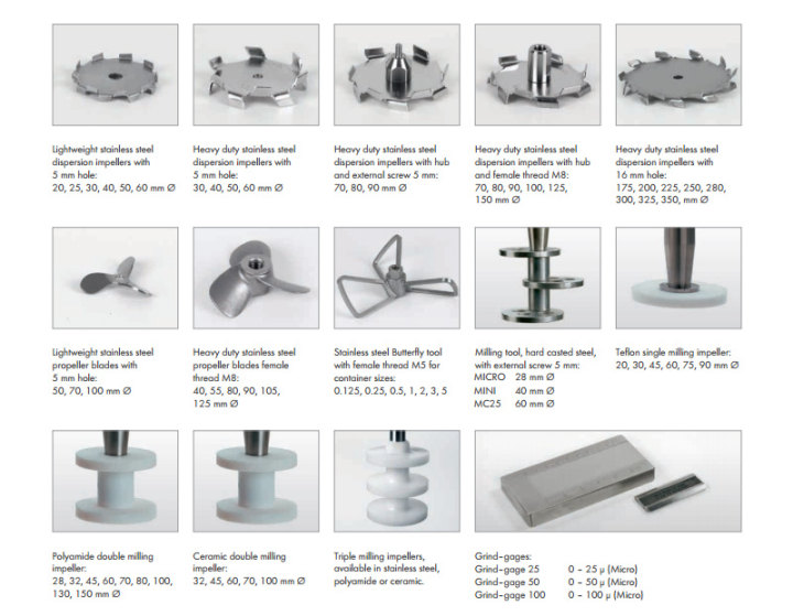 Dispermant实验室匀浆机可选转子