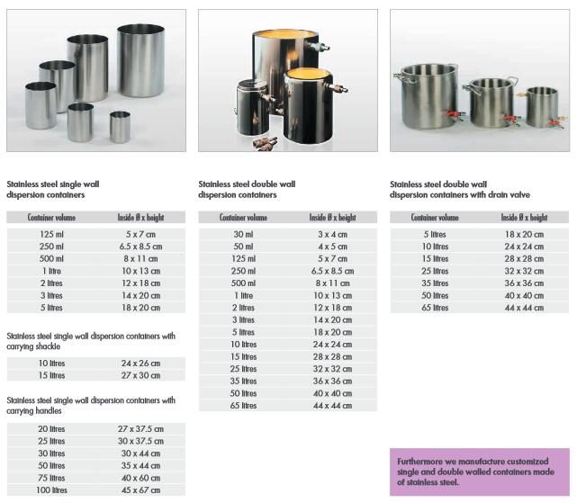 防爆型分散机可选分散容器