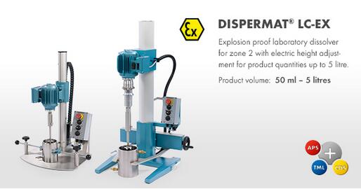 Explosion proof dissolver DISPERMAT® LC-EX分散机