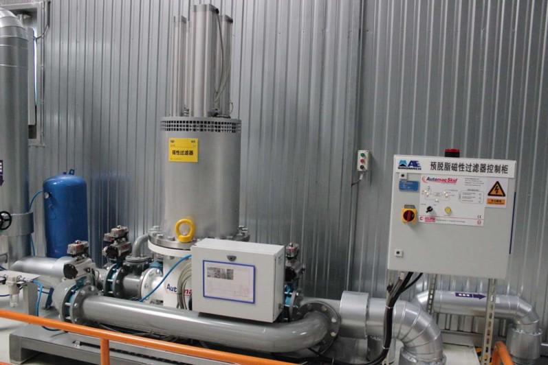 哈尔滨福特涂装线磁性过滤系统应用