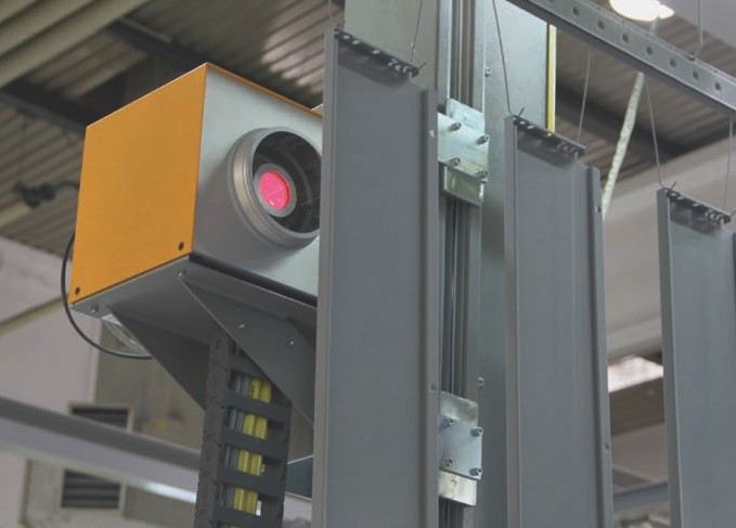 实时在线无损测量粉末涂料膜厚仪