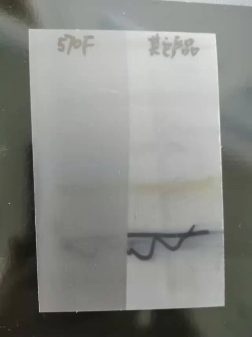 耐记号笔擦拭的树脂