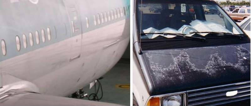 运输交通工具涂料老化情况