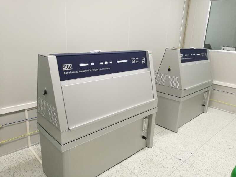 塑料板材紫外线老化测试机客户案例4