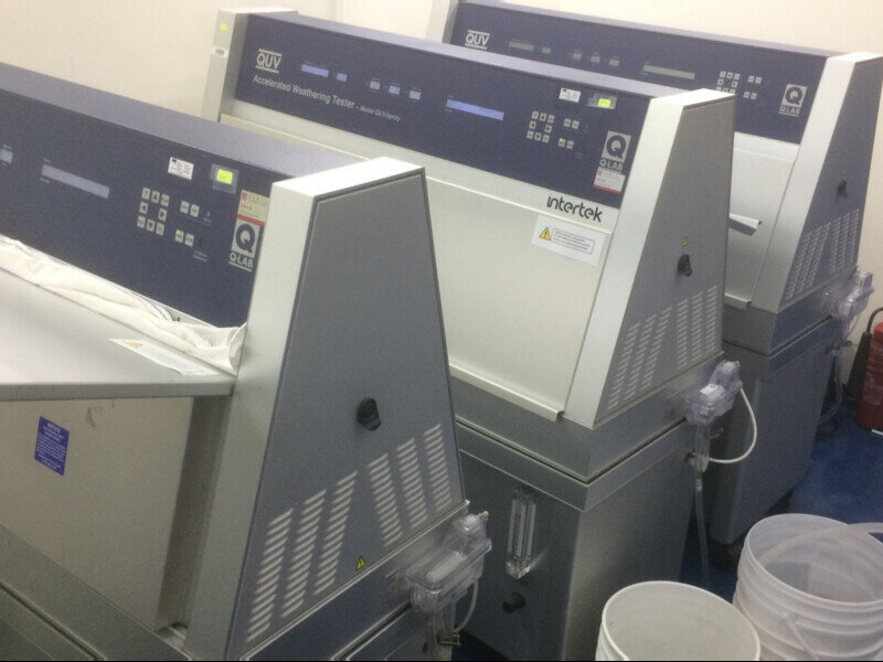 undefined 橡胶密封围紫外线耐候老化试验箱客户现场