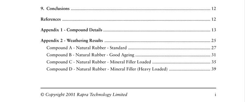 "橡胶弹性体,密封剂加速老化测试5/