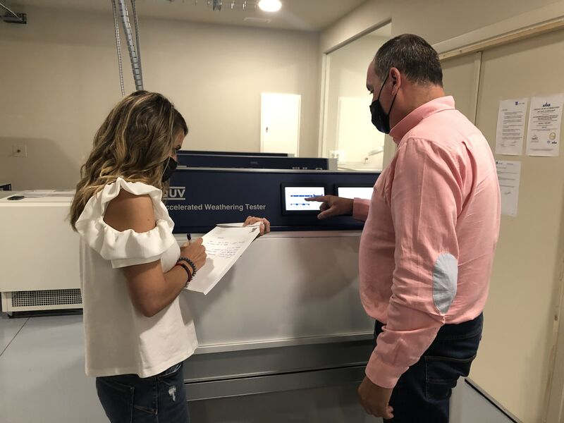 防水涂层紫外光耐气候试验机